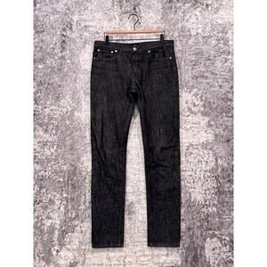 APC Jeans 31 x 33 Mens Petit New Standard Slim Raw Dark Denim